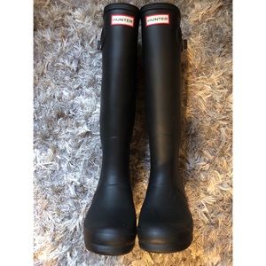 Black Tall Authentic Hunter Boots